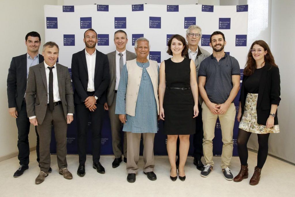 Inauguration of a Yunus Center for Social Business & Inclusion at Montpellier Business School