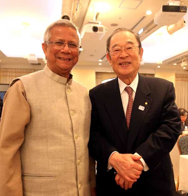 Yunus Draws Attention of Japanese Business Leaders to Ticking Time Bomb of Wealth Concentration