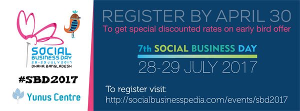 Early Bird Registration for 7th Social Business Day